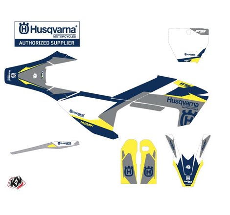 Kit Deco Moto Cross Orbit Husqvarna 450 FS Gris