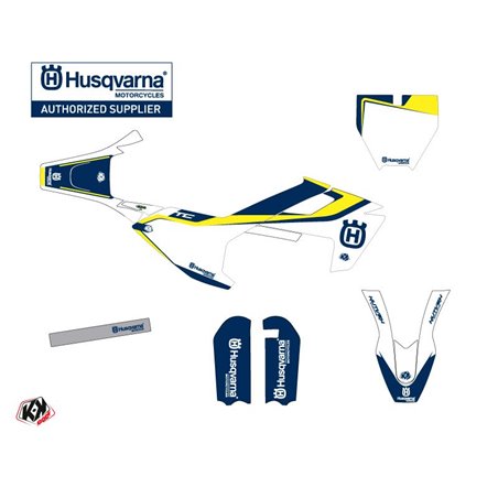 Kit Deco Moto Cross Legend Husqvarna TC 50 Bleu