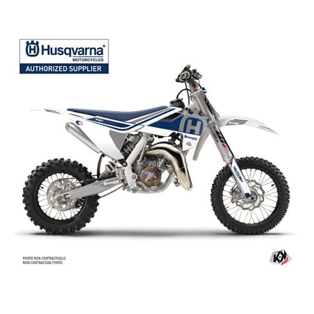 Kit Deco Moto Cross Heritage Husqvarna TC 50 Blanc Gris