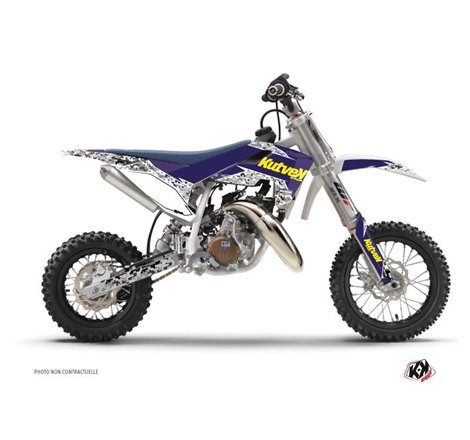 Kit Deco Moto Cross Predator Husqvarna TC 50 Violet Jaune