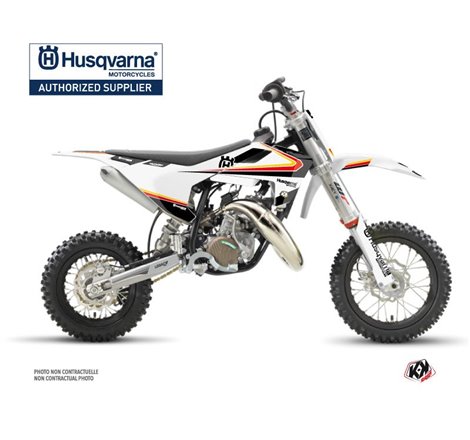 Kit Deco Moto Cross Legacy Husqvarna TC 50 Noir Jaune