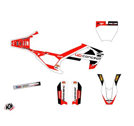 Kit Deco Moto Cross Replica BOS Husqvarna 50 TC