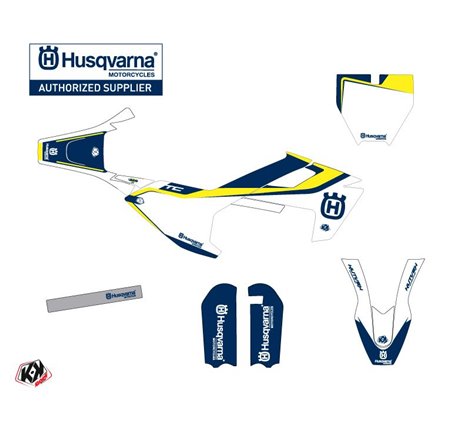 Kit Deco Moto Cross Legend Husqvarna TC 50 Bleu