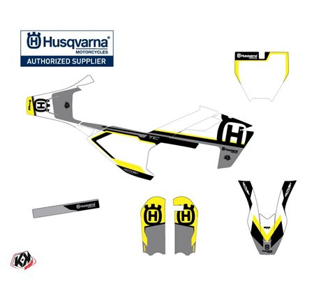 Kit Deco Moto Cross Nova Husqvarna TC 50 Noir