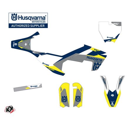 Kit Deco Moto Cross Orbit Husqvarna TC 50 Gris
