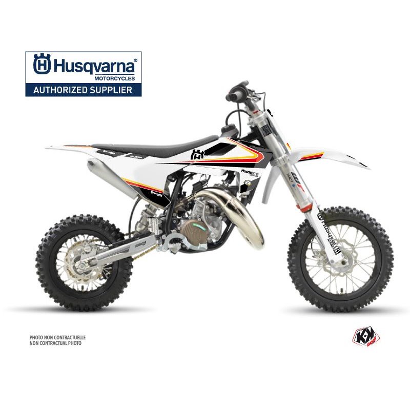 Kit Deco Moto Cross Legacy Husqvarna TC 50 Noir Jaune