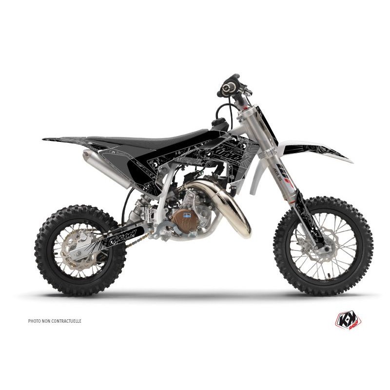 Kit Deco Moto Cross Zombies Dark Husqvarna TC 50 Noir