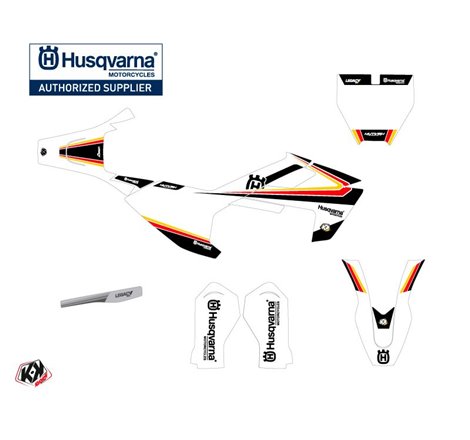 Kit Deco Moto Cross Legacy Husqvarna TC 50 Noir Jaune
