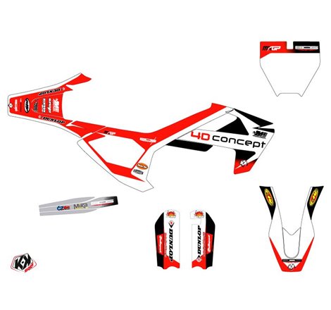 Kit Deco Moto Cross Replica BOS Husqvarna 125 TC