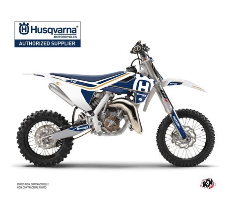 Kit Deco Moto Cross Heritage Husqvarna TC 65 Blanc