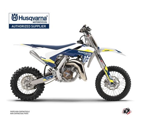 Kit Deco Moto Cross Orbit Husqvarna TC 65 Blanc
