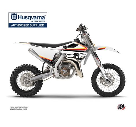 Kit Deco Moto Cross Legacy Husqvarna TC 65 Noir Jaune