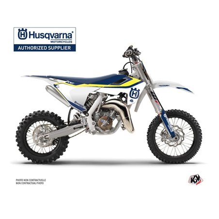 Kit Deco Moto Cross Legend Husqvarna TC 65 Bleu