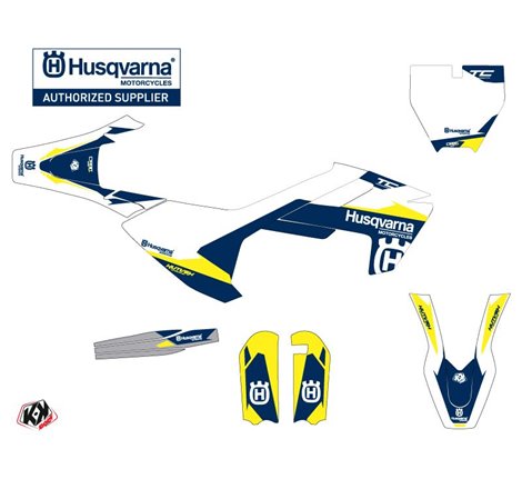 Kit Deco Moto Cross Orbit Husqvarna TC 65 Blanc