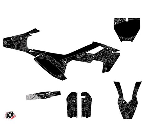 Kit Deco Moto Cross Zombies Dark Husqvarna TC 65 Noir