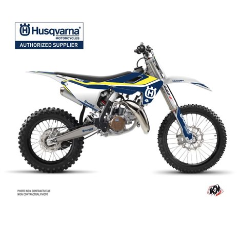 Kit Deco Moto Cross Legend Husqvarna TC 85 Bleu