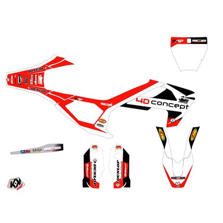 Kit Deco Moto Cross Replica BOS Husqvarna 85 TC