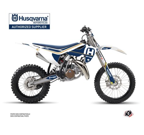 Kit Deco Moto Cross Heritage Husqvarna TC 85 Blanc