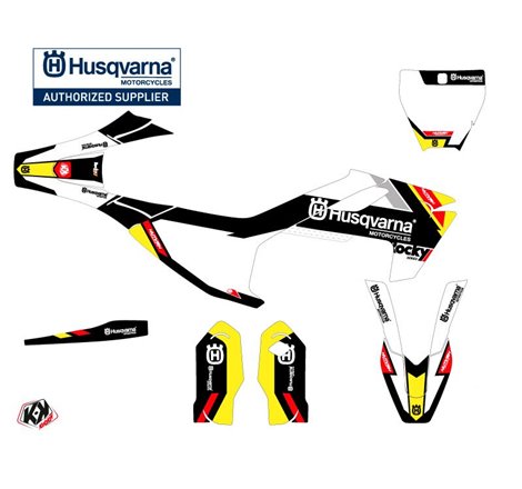 Kit Deco Moto Cross Rocky Husqvarna TC 85 Noir