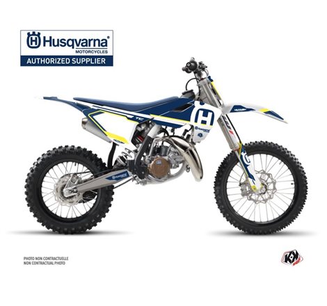 Kit Deco Moto Cross Nova Husqvarna TC 85 Bleu