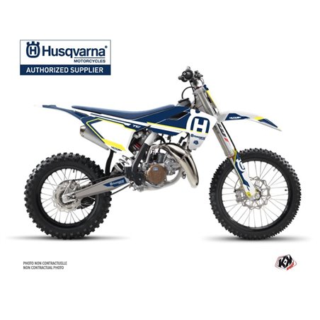 Kit Deco Moto Cross Nova Husqvarna TC 85 Bleu