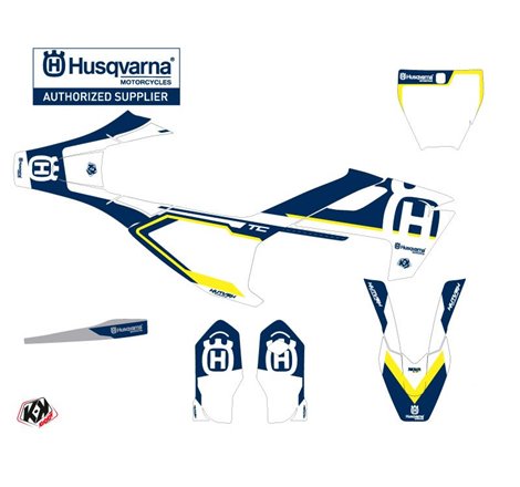 Kit Deco Moto Cross Nova Husqvarna TC 85 Bleu