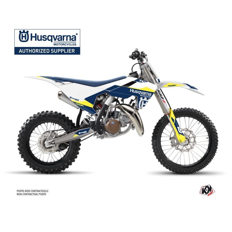 Kit Deco Moto Cross Orbit Husqvarna TC 85 Blanc