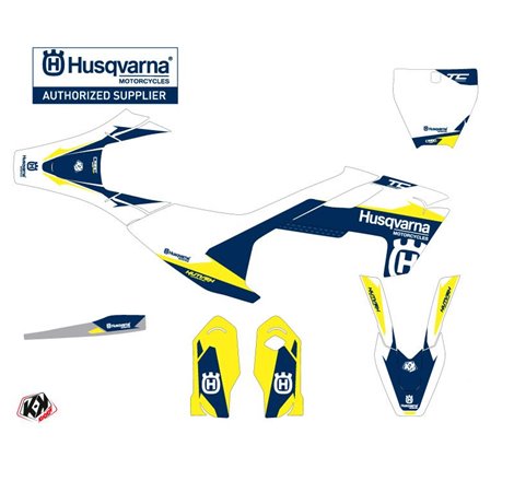 Kit Deco Moto Cross Orbit Husqvarna TC 85 Blanc