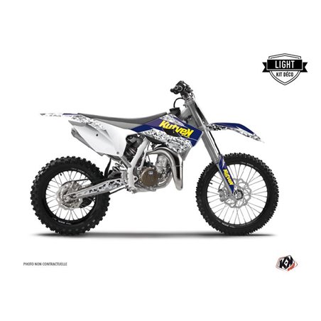 Kit Deco Moto Cross Predator Husqvarna TC 85 Violet Jaune