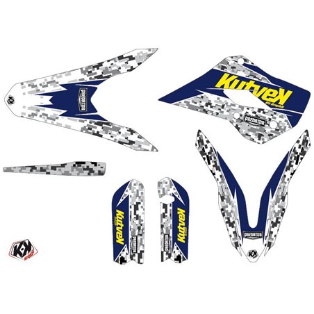 Kit Deco Moto Cross Predator Husqvarna TC 85 Violet Jaune