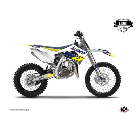 Kit Deco Moto Cross Stage Husqvarna TC 85 Blanc Jaune