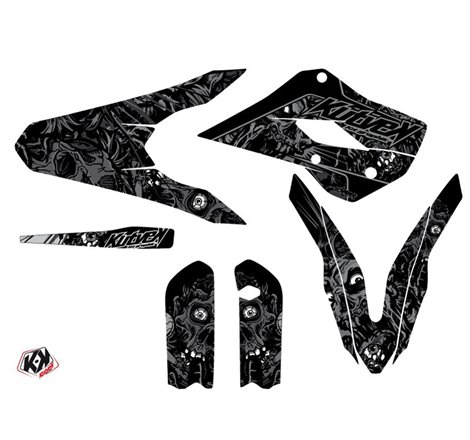 Kit Deco Moto Cross Zombies Dark Husqvarna TC 85 Noir