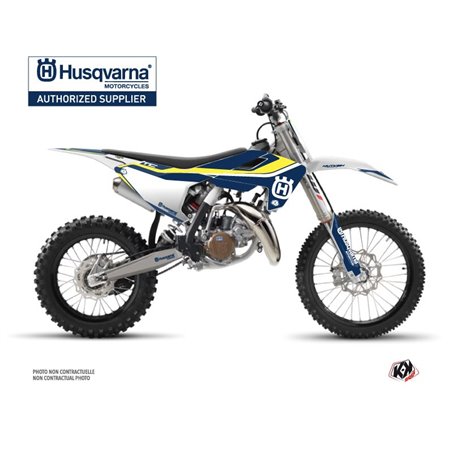 Kit Deco Moto Cross Legend Husqvarna TC 85 Bleu