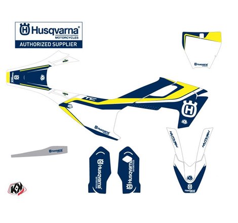 Kit Deco Moto Cross Legend Husqvarna TC 85 Bleu