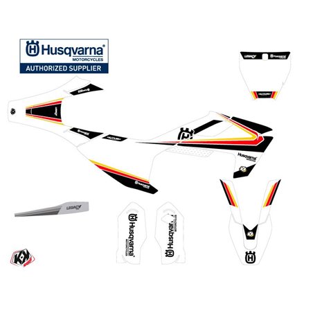 Kit Deco Moto Cross Legacy Husqvarna TC 85 Noir Jaune