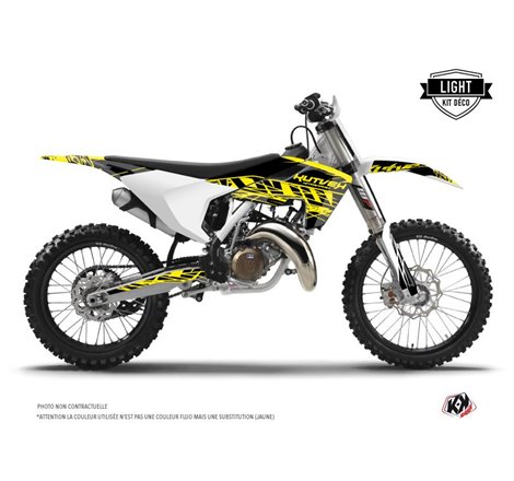 Kit Deco Moto Cross Eraser Fluo Husqvarna TC 125 Jaune