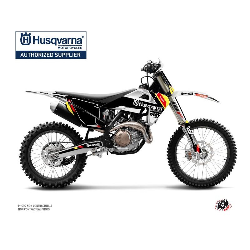 Kit Deco Moto Cross Rocky Husqvarna TC 125 Noir