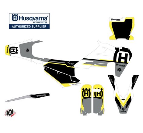 Kit Deco Moto Cross Nova Husqvarna TC 125 Noir
