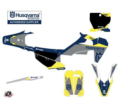 Kit Deco Moto Cross Orbit Husqvarna TC 125 Gris