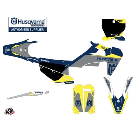 Kit Deco Moto Cross Orbit Husqvarna TC 125 Gris