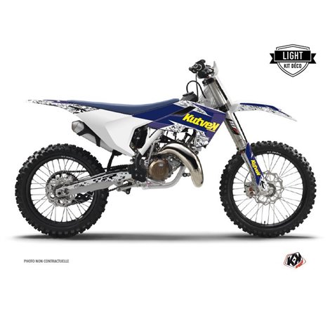 Kit Deco Moto Cross Predator Husqvarna TC 125 Violet Jaune