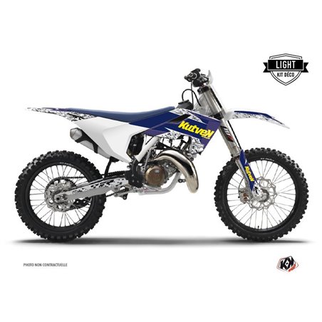 Kit Deco Moto Cross Predator Husqvarna TC 125 Violet Jaune