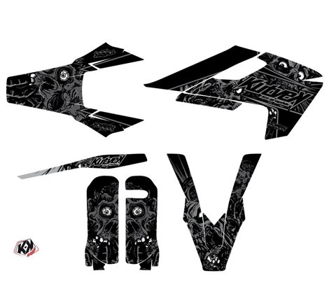 Kit Deco Moto Cross Zombies Dark Husqvarna TC 125 Noir