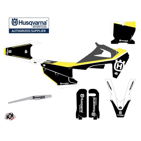 Kit Deco Moto Cross Legend Husqvarna TC 125 Noir