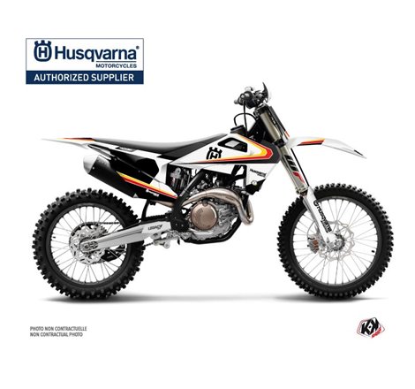 Kit Deco Moto Cross Legacy Husqvarna TC 125 Noir Jaune