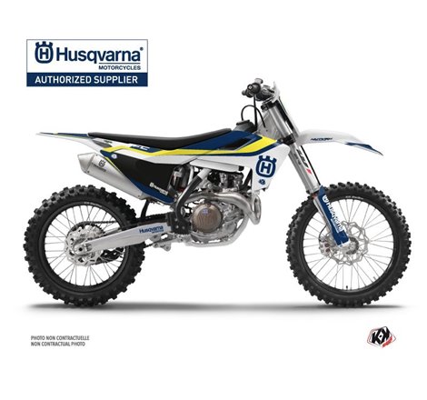 Kit Deco Moto Cross Legend Husqvarna FC 250 Bleu