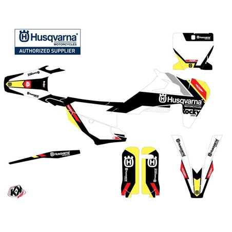 Kit Deco Moto Cross Rocky Husqvarna FC 350 Noir