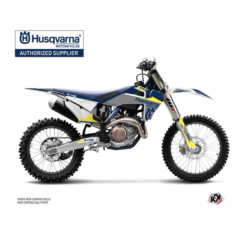 Kit Deco Moto Cross Orbit Husqvarna FC 350 Gris