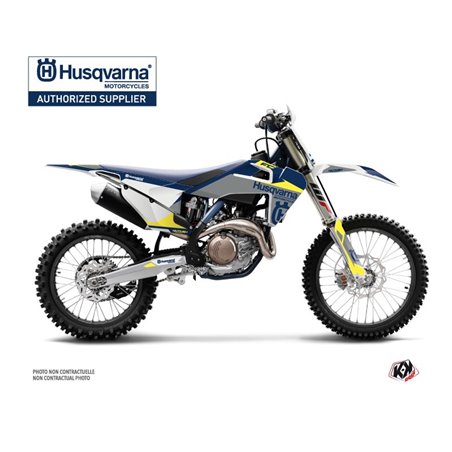 Kit Deco Moto Cross Orbit Husqvarna FC 350 Gris