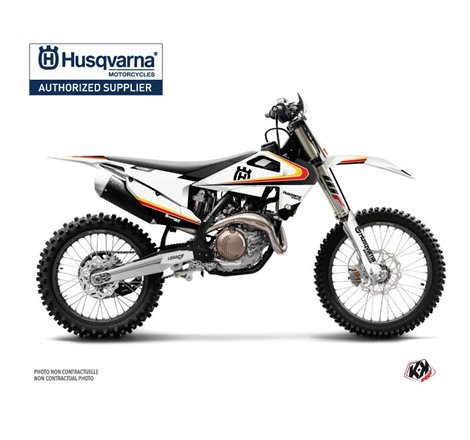 Kit Deco Moto Cross Legacy Husqvarna FC 350 Noir Jaune
